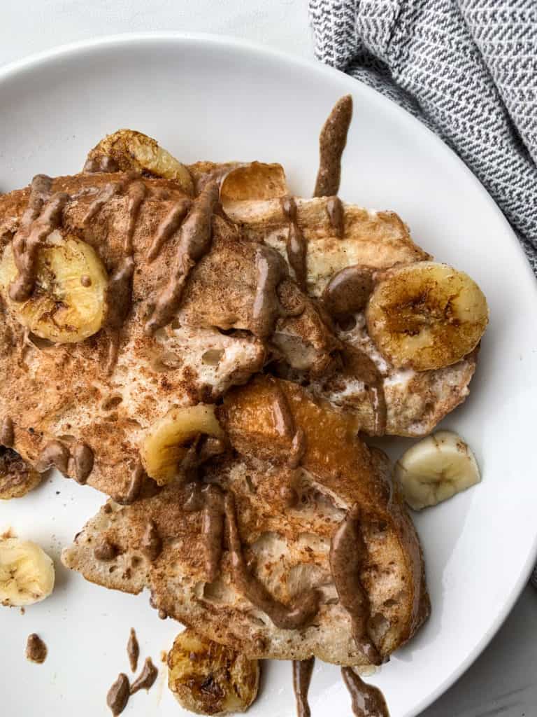 healthy banana bread french toast