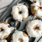 vegan blueberry cinnamon donuts