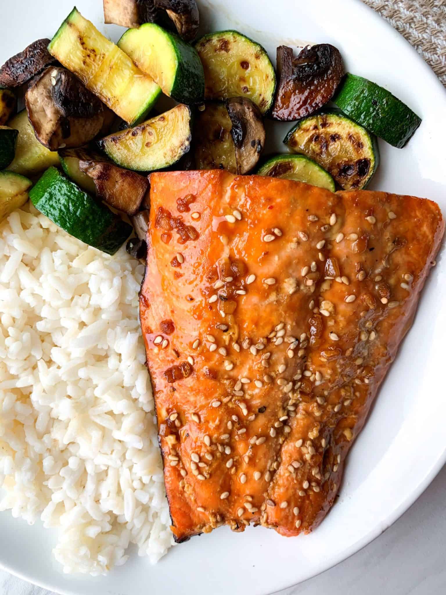 Asian BBQ Salmon - Naturally Being Nat