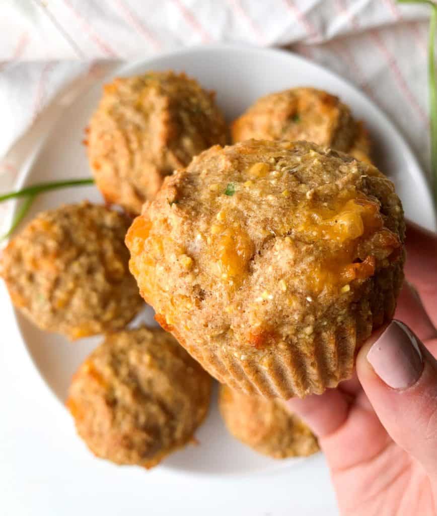 cheddar chive corn muffins