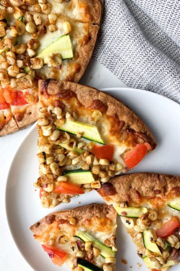 corn salsa pizza