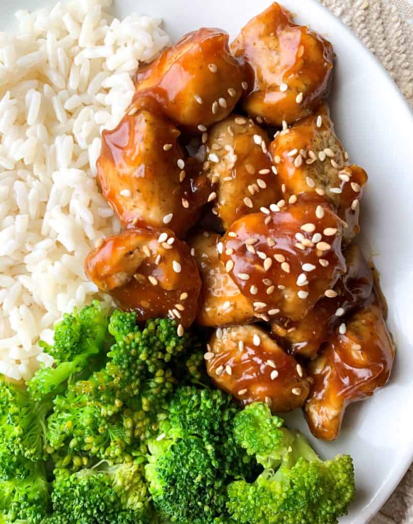 healthy general tso's chicken