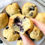 quick and easy lemon blueberry muffins