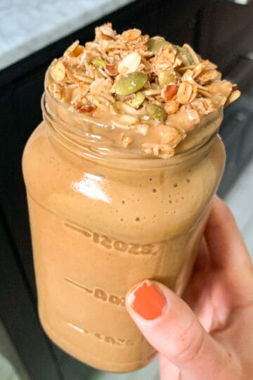 pumpkin spice latte smoothie