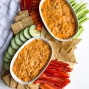 healthier buffalo chicken dip