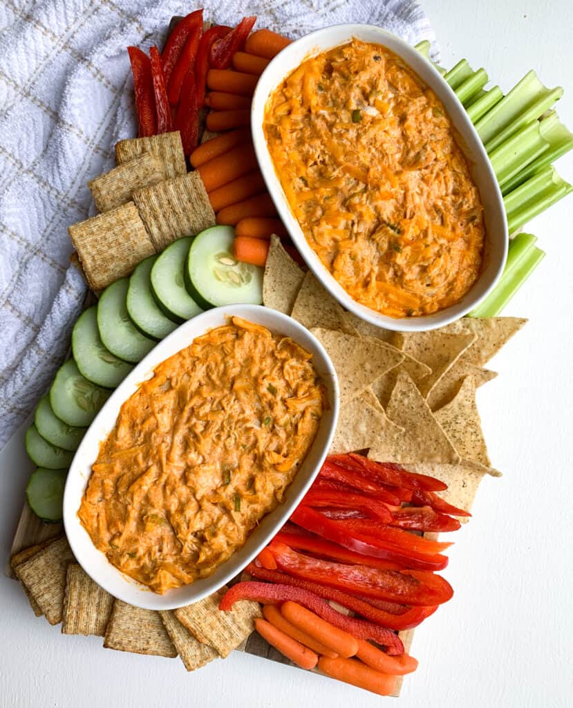 healthier buffalo chicken dip