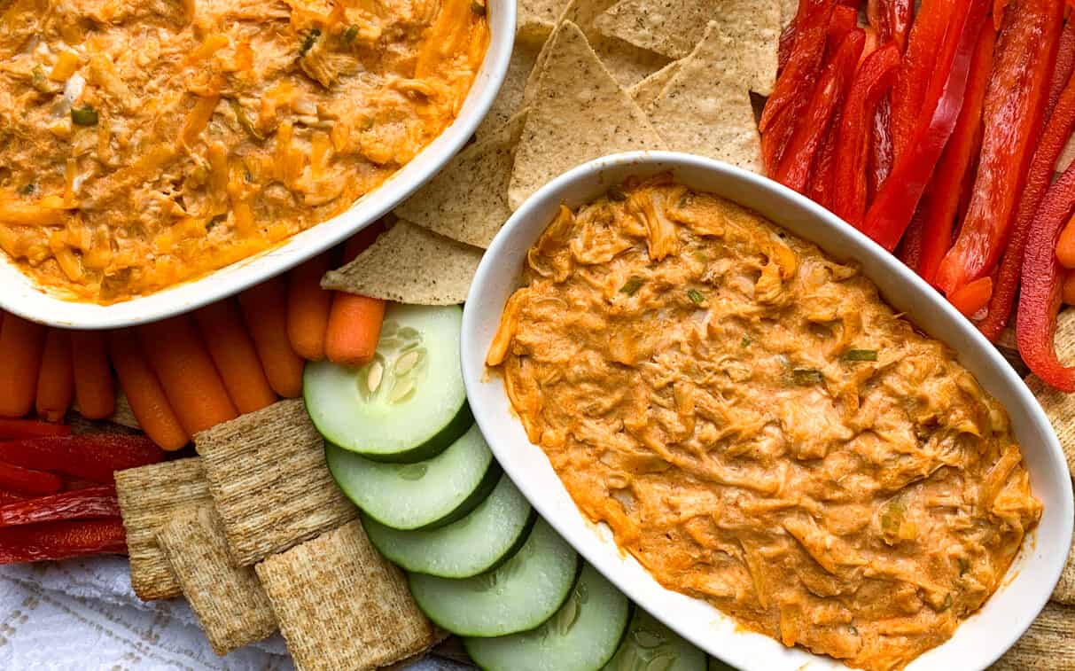 healthier buffalo chicken dip 