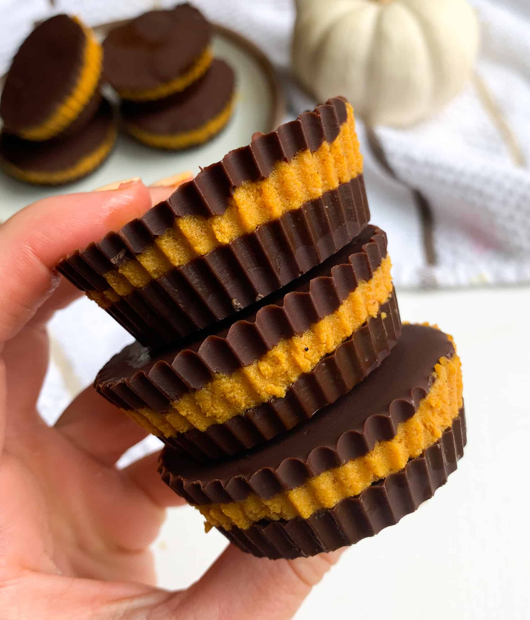 pumpkin protein reeses cups