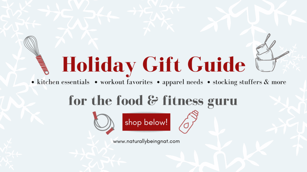 holiday gift guide for food and fitness gurus