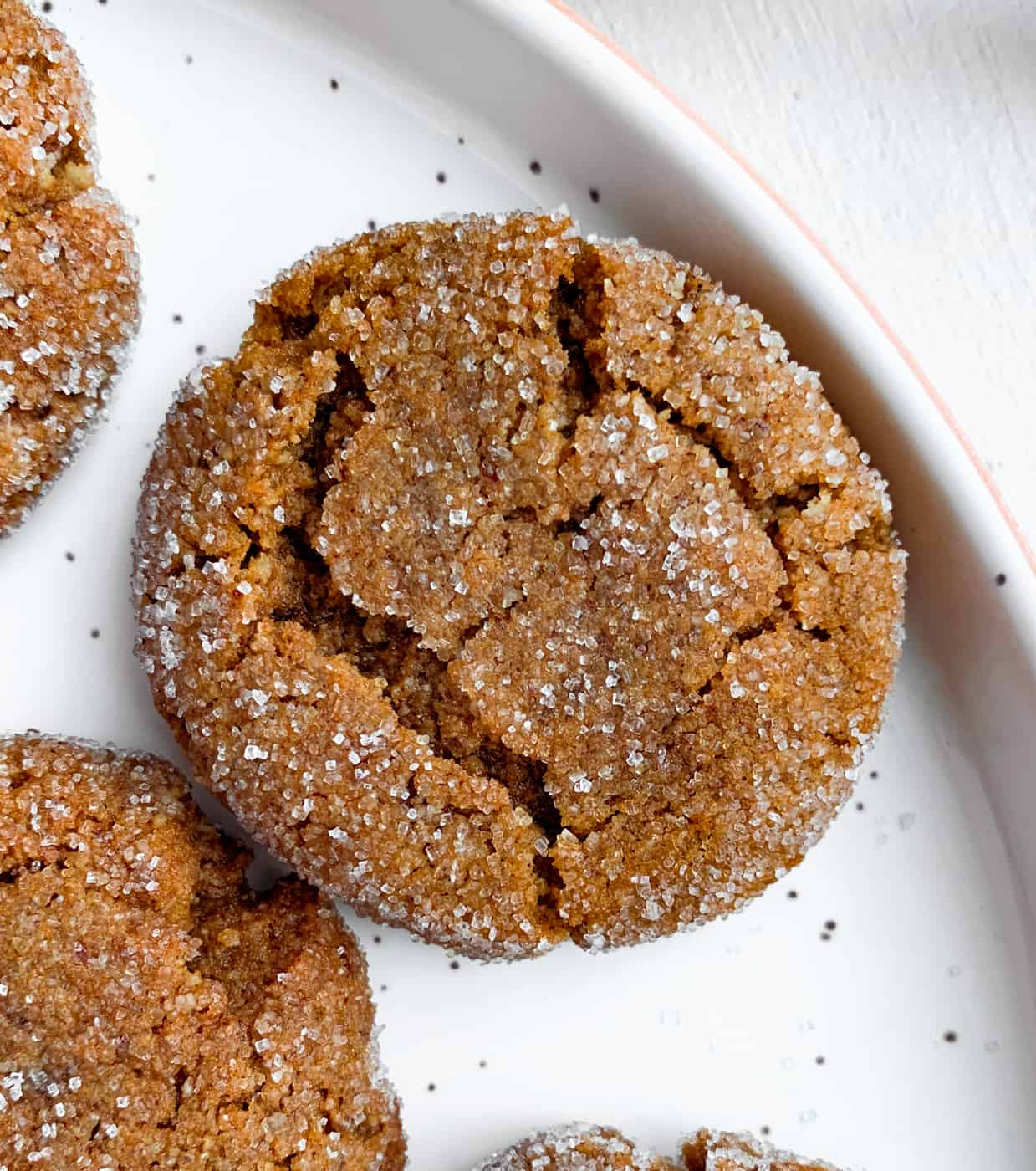 healthy soft baked gingersnaps