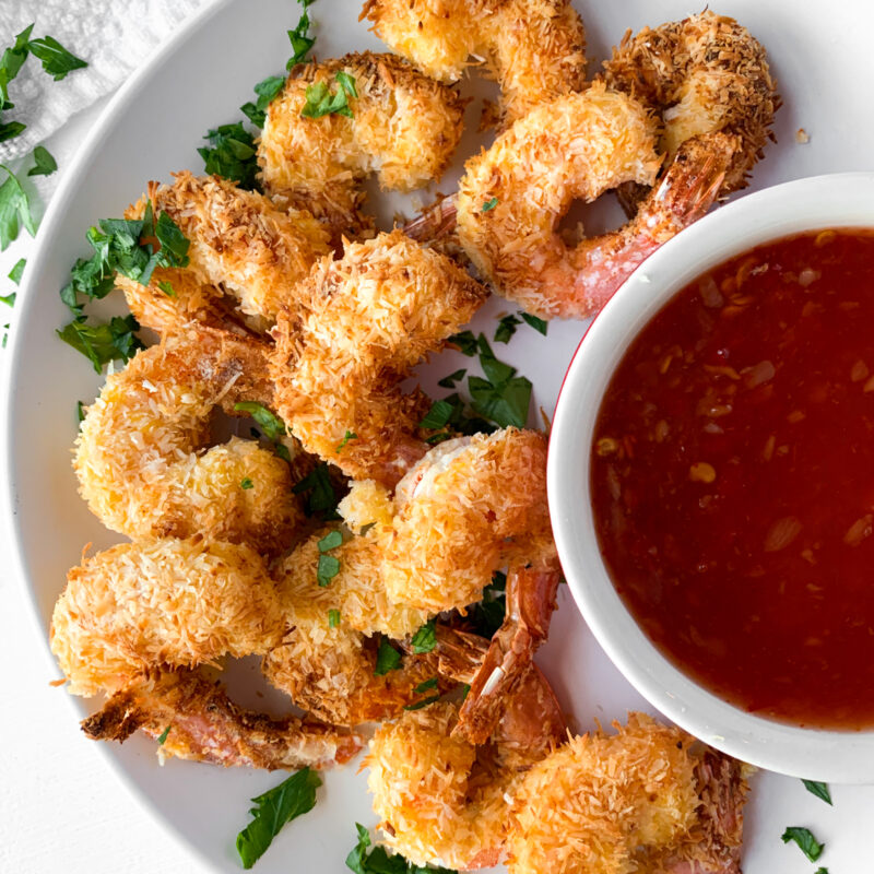 Air Fryer Coconut Shrimp - Naturally Being Nat