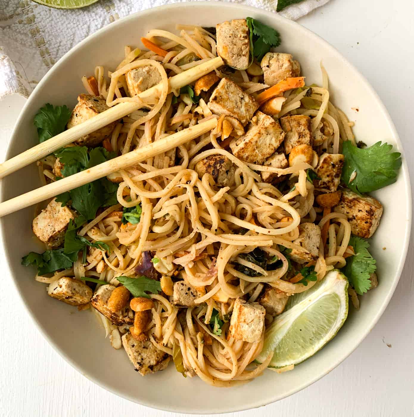 Easy Vegan Pad Thai Naturally Being Nat 