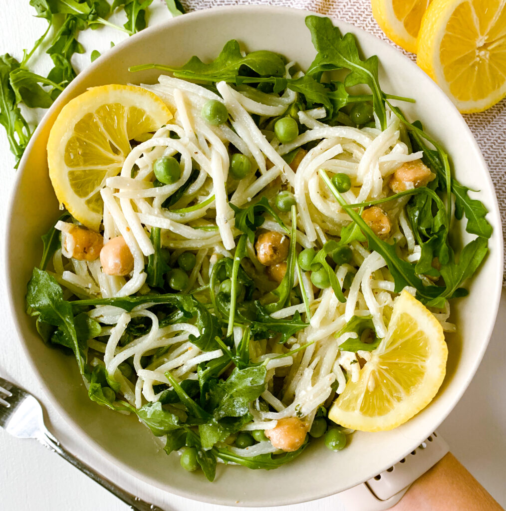 Creamy Lemon Parsley Pasta Naturally Being Nat