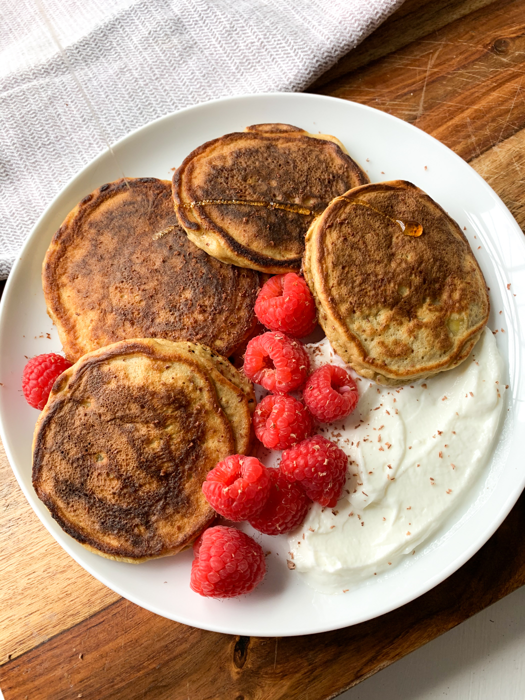 fluffy banana pancakes