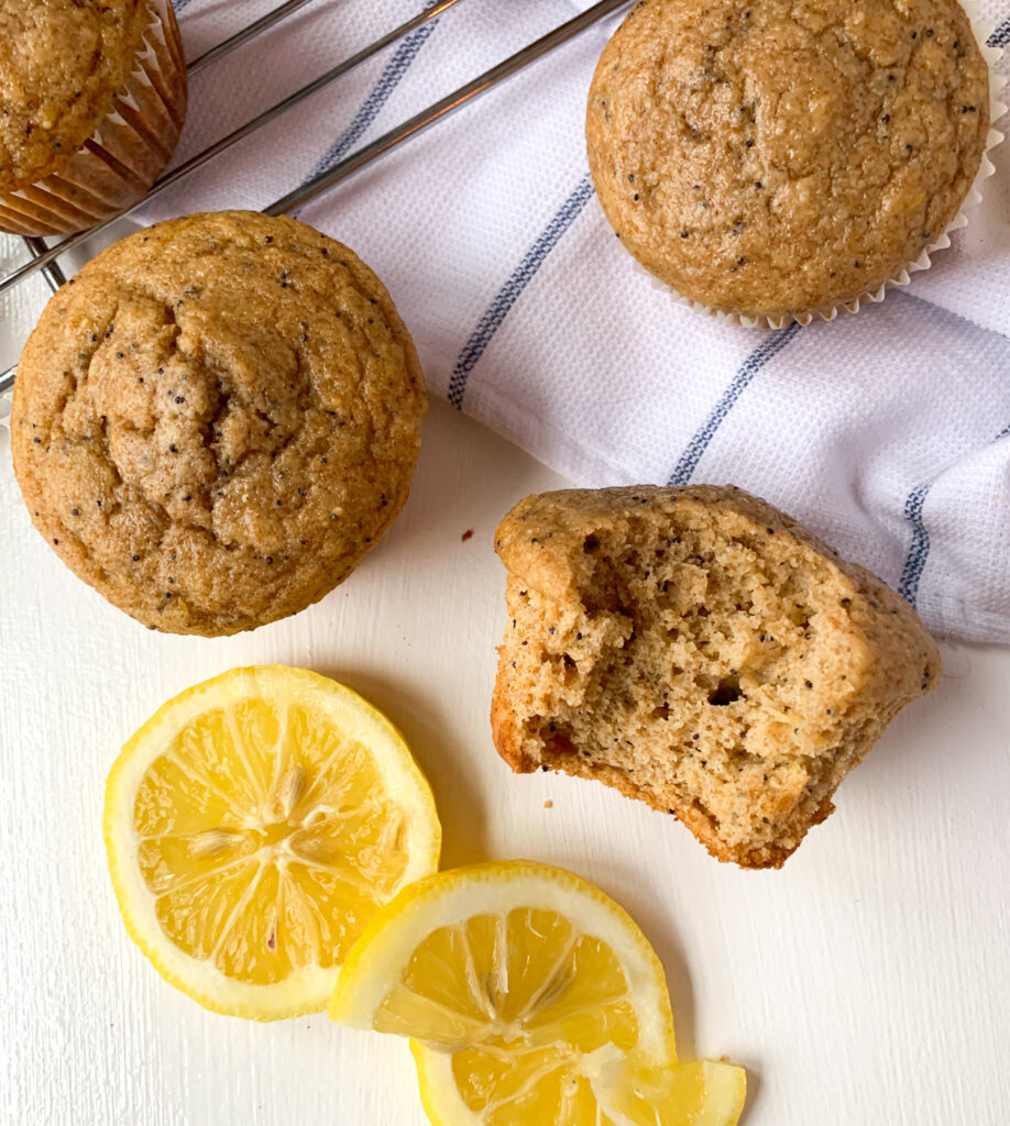 lemon poppy seed ricotta muffins