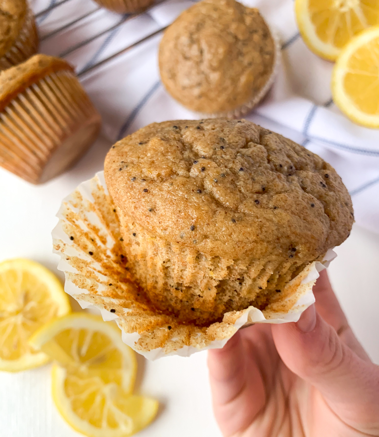 lemon poppy seed ricotta muffins