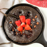paleo brownie skillet for two