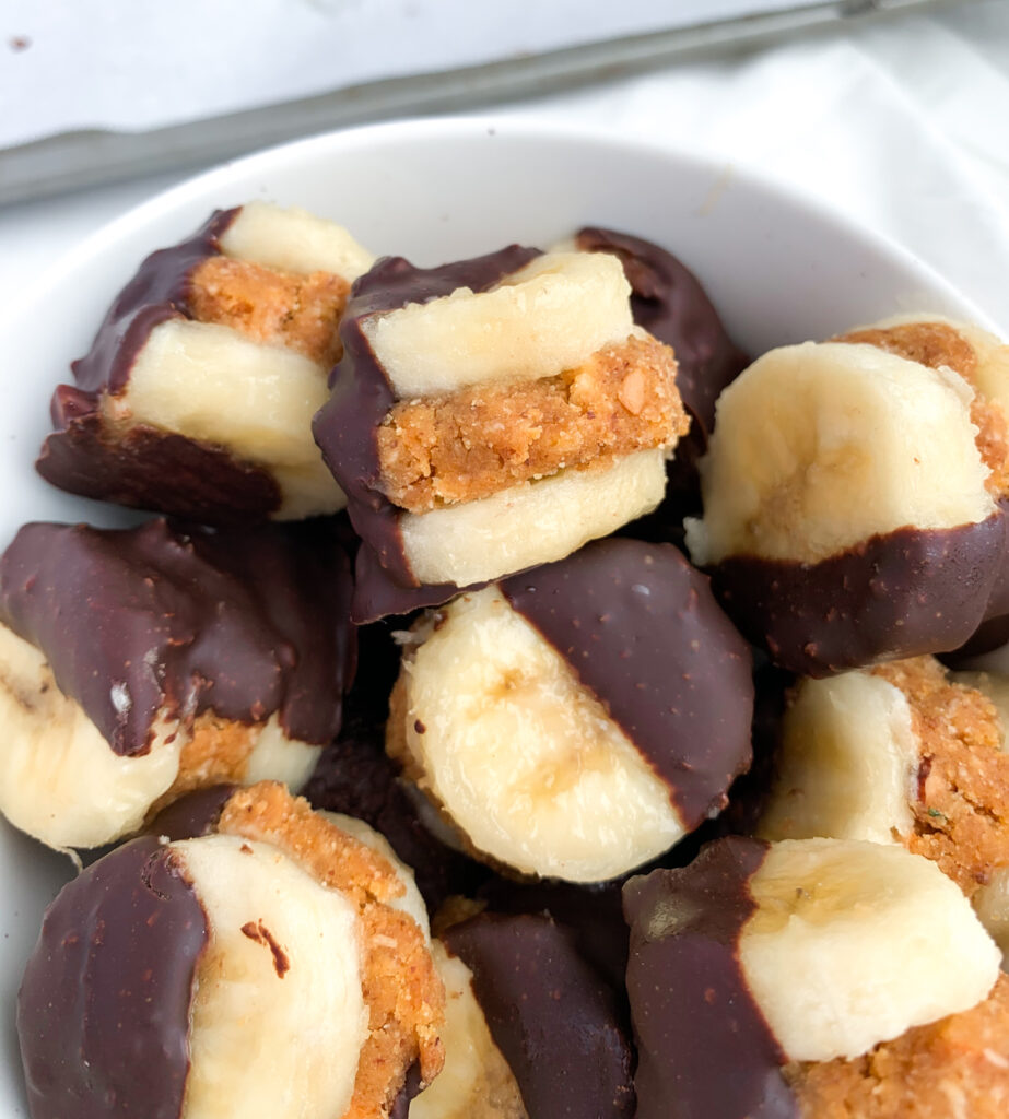 chocolate carrot cake banana bites