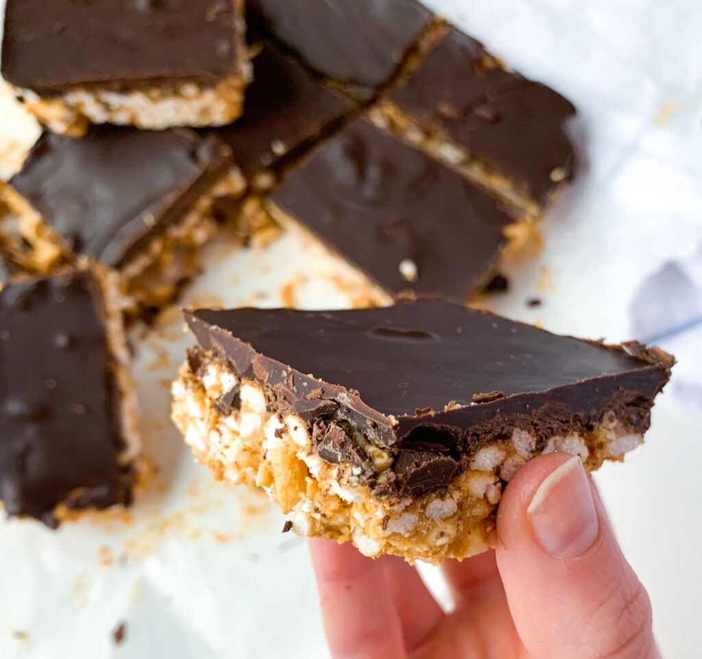 peanut butter chocolate rice krispies 