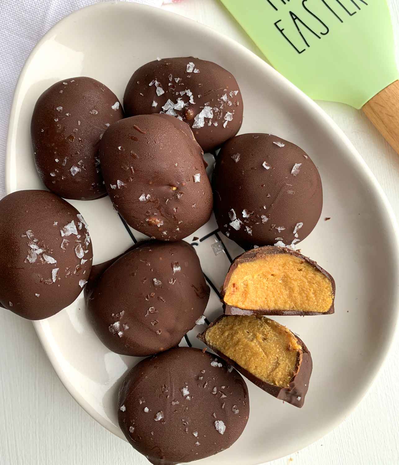 The Ultimate Chocolate Blog: White Chocolate & Peanut Butter Truffle Easter  Eggs - Recipe and 'How-To' for Using Simple Candy Molds