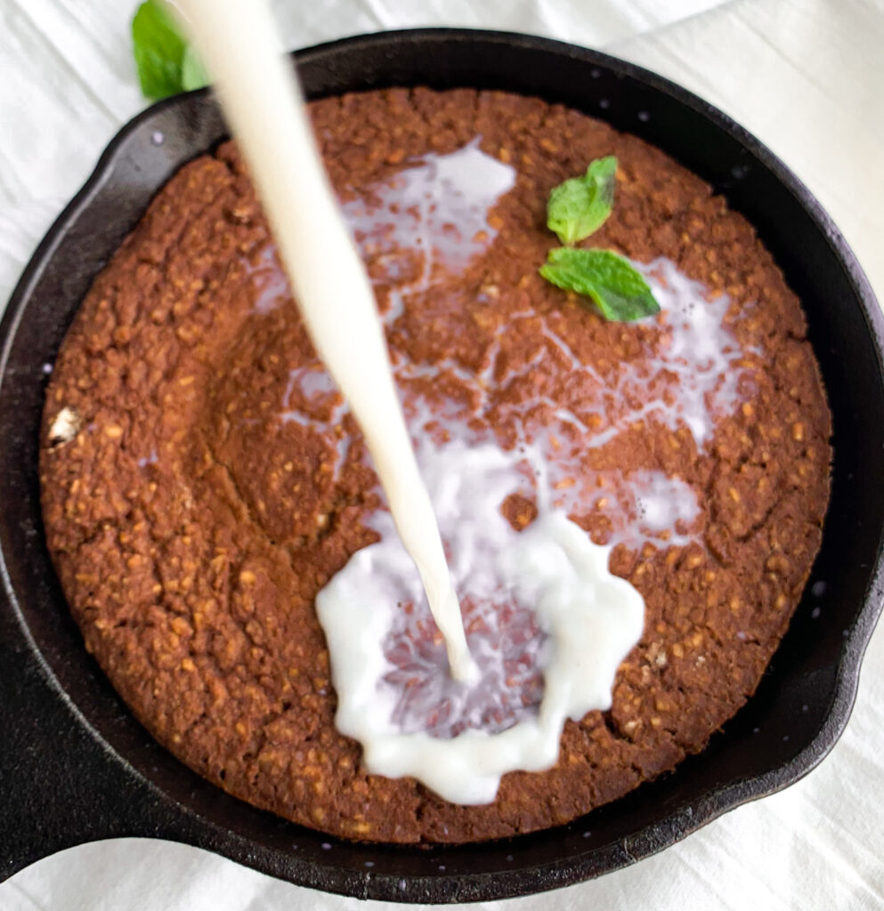 thin mint baked oatmeal for one