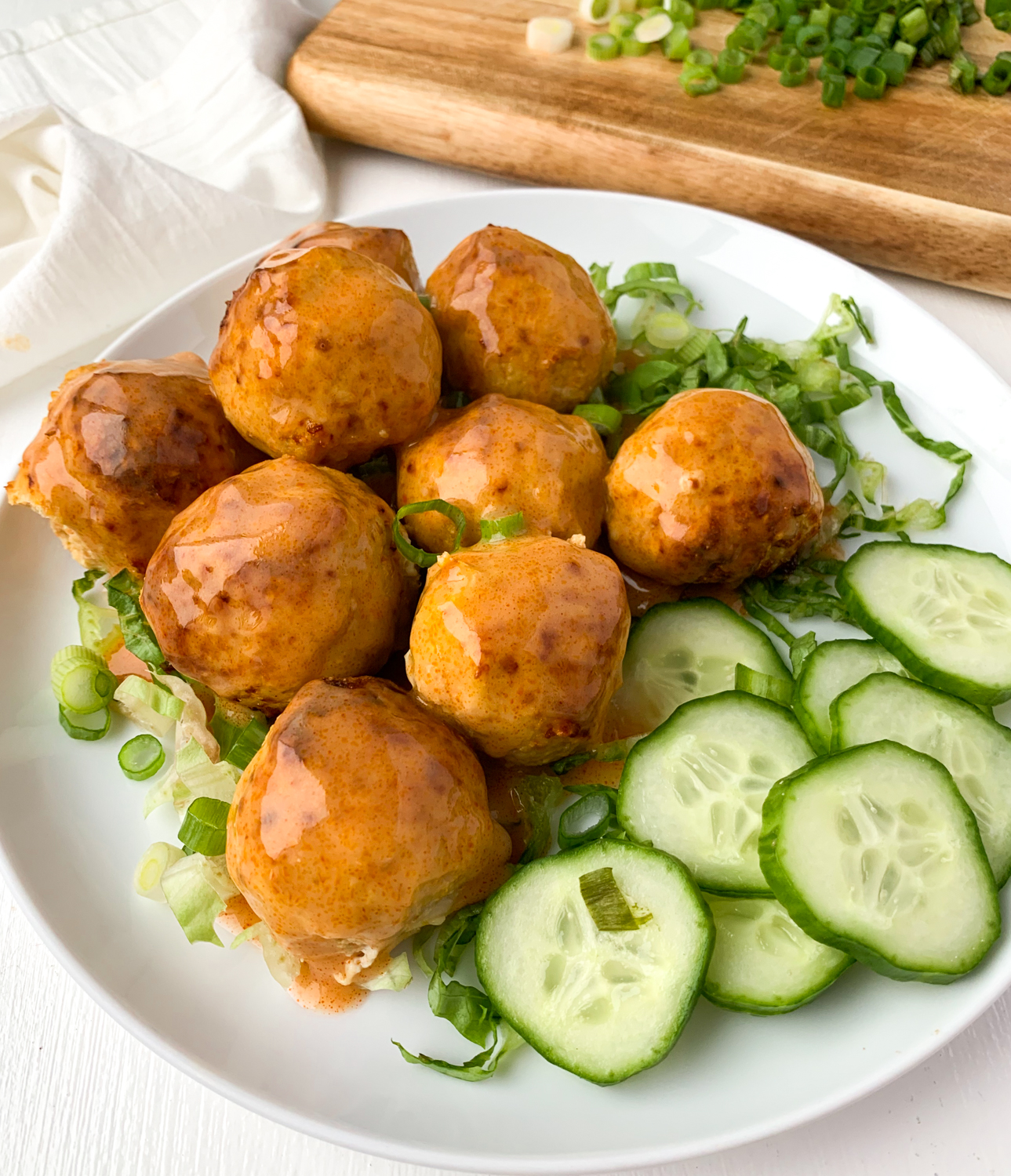 buffalo chicken meatballs