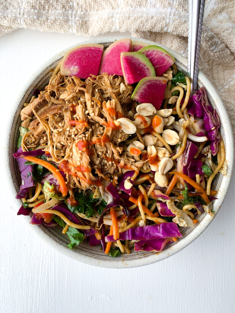 asian chicken noodle salad