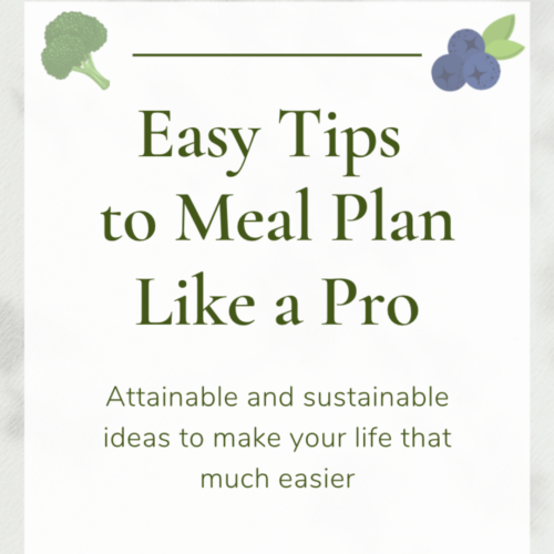 Easy Tips To Meal Plan Like a Pro
